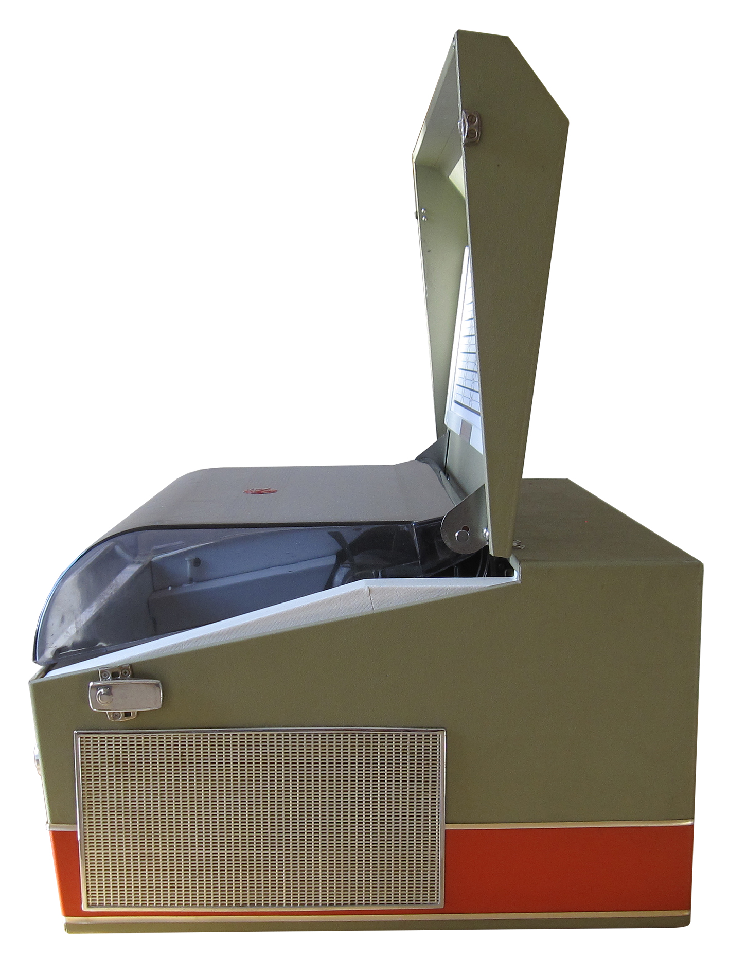 kb with outer lid open